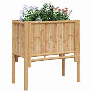 Vyvýšený záhon Hnědá 70 x 35 x 70 cm bambus - obrázek 6