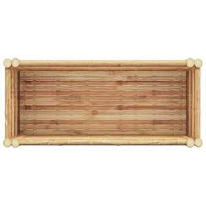 Vyvýšený záhon Hnědá 70 x 35 x 70 cm bambus - obrázek 8