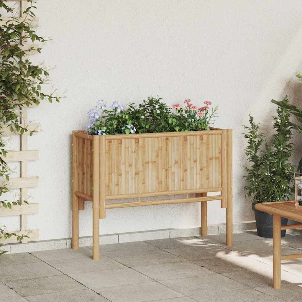 Kõrgendatud aia taimelava Pruun 90 x 35 x 70 cm Bambus