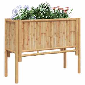 Vyvýšený záhon Hnědá 90 x 35 x 70 cm bambus - obrázek 3