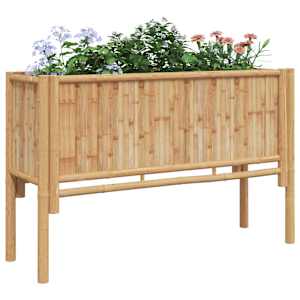 Vyvýšený záhon Hnědá 110 x 35 x 70 cm bambus - obrázek 3