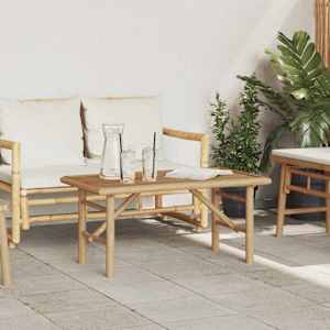 Klubska miza Rjava 90 x 50 x 43 cm Bambus