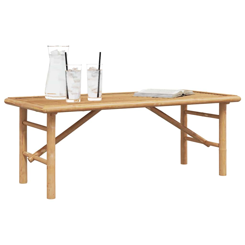 vidaXL Salontafel Bruin 110 x 50 x 43 cm Bamboe