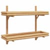 vidaXL Seinariiul Seinale kinnitav Pruun 75 x 26 x 60 cm Bambus