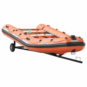 Přívěs pro lodě Stříbrná 302 x 107 x 42 cm Ocel - obrázek 3