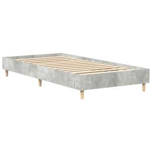 Rám postele Betonově šedá 203 x 93 x 25 cm kompozitní dřevo - obrázek 4