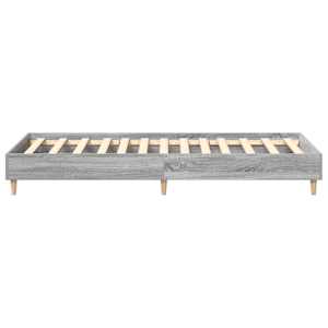 Rám postele Šedá Sonoma 203 x 93 x 25 cm kompozitní dřevo - obrázek 6