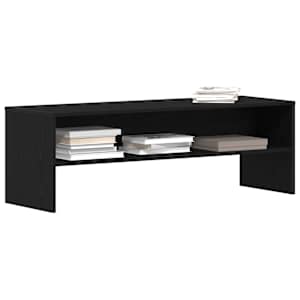 TV skříňka Černý dub 120x40x40 cm Dřevěná konstrukce - obrázek 4