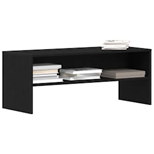 TV skříňka Černý dub 100x40x40 cm Dřevěná konstrukce - obrázek 4