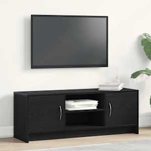 TV stolek černý dub 102 x 30 x 37,5 cm, dřevo - obrázek 1