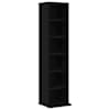 vidaXL CD-kapp Must tamm 21x20x88 cm Engineered Wood