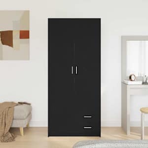 Šatní skříň Černý dub 80 x 52 x 180 cm Kompozitní dřevo - obrázek 4