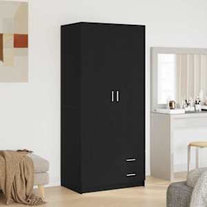 Garderobna omara s predalom Črna Orehovina 80 x 52 x 180 cm