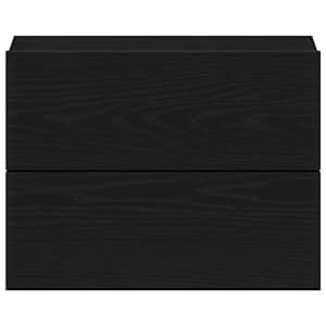 Noční skříňka 2 pcs Černý dub 40 x 30 x 30 cm kompozitní dřevo - obrázek 7
