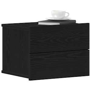 Noční skříňka 2 pcs Černý dub 40 x 30 x 30 cm kompozitní dřevo - obrázek 3