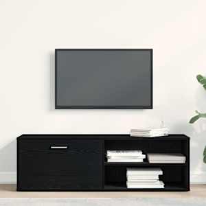TV stolek černý dub 120 x 34 x 37 cm, dřevo - obrázek 3