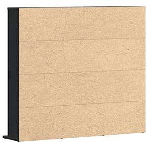 Skříňka na CD černý dub 100 x 23 x 89,5 cm kompozitní dřevo - obrázek 5