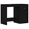 vidaXL Laud Must tamm 100 x 50 x 76 cm Tehispuit