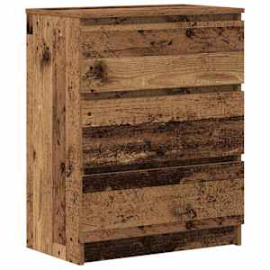 Příborník old wood 60x35x76 cm kompozitní dřevo - obrázek 2
