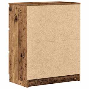 Příborník old wood 60x35x76 cm kompozitní dřevo - obrázek 8