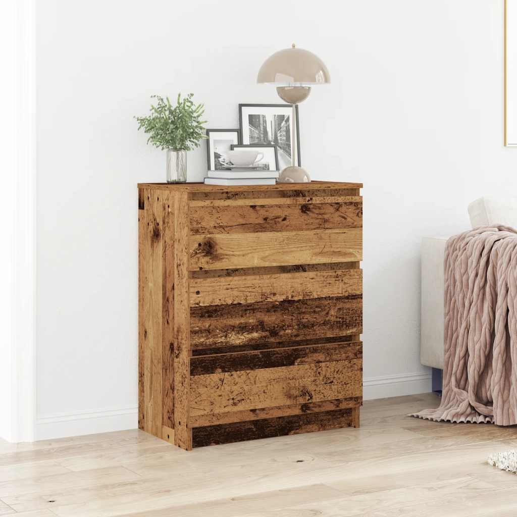 vidaXL Sideboard Altholz-Optik 60x35x76 cm Holzwerkstoff