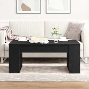 Konferenční stolek Černý dub 102 x 55 x 42 cm kompozitní dřevo - obrázek 1