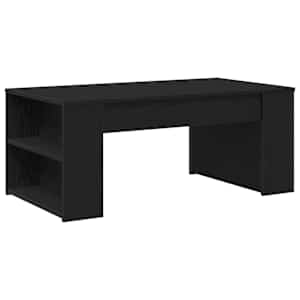 vidaXL Kohvilaud Must tamm 102 x 55 x 42 cm Tehispuit