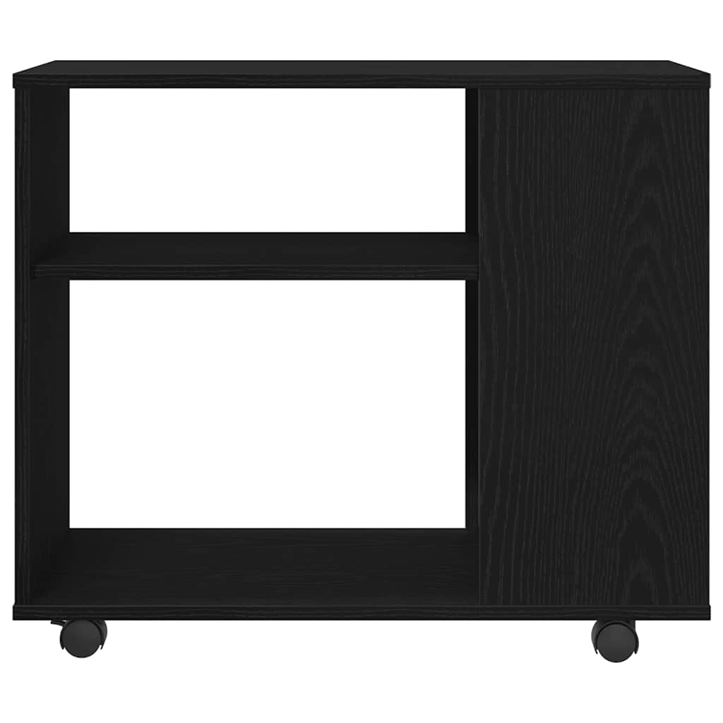 Странична маса, черен дъб, 70x35x60 см, инженерно дърво - Image 5