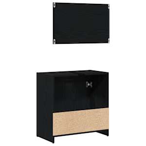Koupelnová skříň Černý dub 60 x 33 x 60 cm kompozitní dřevo - obrázek 8