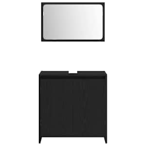 Koupelnová skříň Černý dub 60 x 33 x 60 cm kompozitní dřevo - obrázek 6