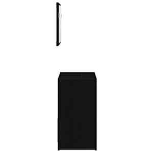 Koupelnová skříň Černý dub 60 x 33 x 60 cm kompozitní dřevo - obrázek 7