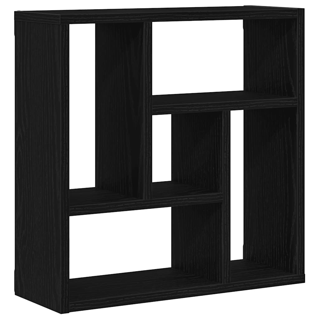 vidaXL Nástěnná police Černý dub 45x16x45 cm Dřevěná konstrukce