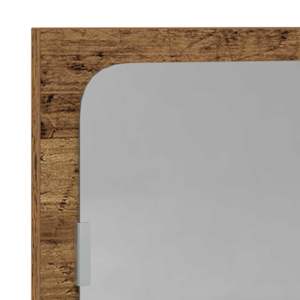 Zrcadlová police Staré dřevo 90 x 10,5 x 37 cm kompozitní dřevo - obrázek 8