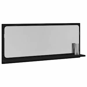 Zrcadlová police Černý dub 90 x 10,5 x 37 cm Kompozitní dřevo - obrázek 3