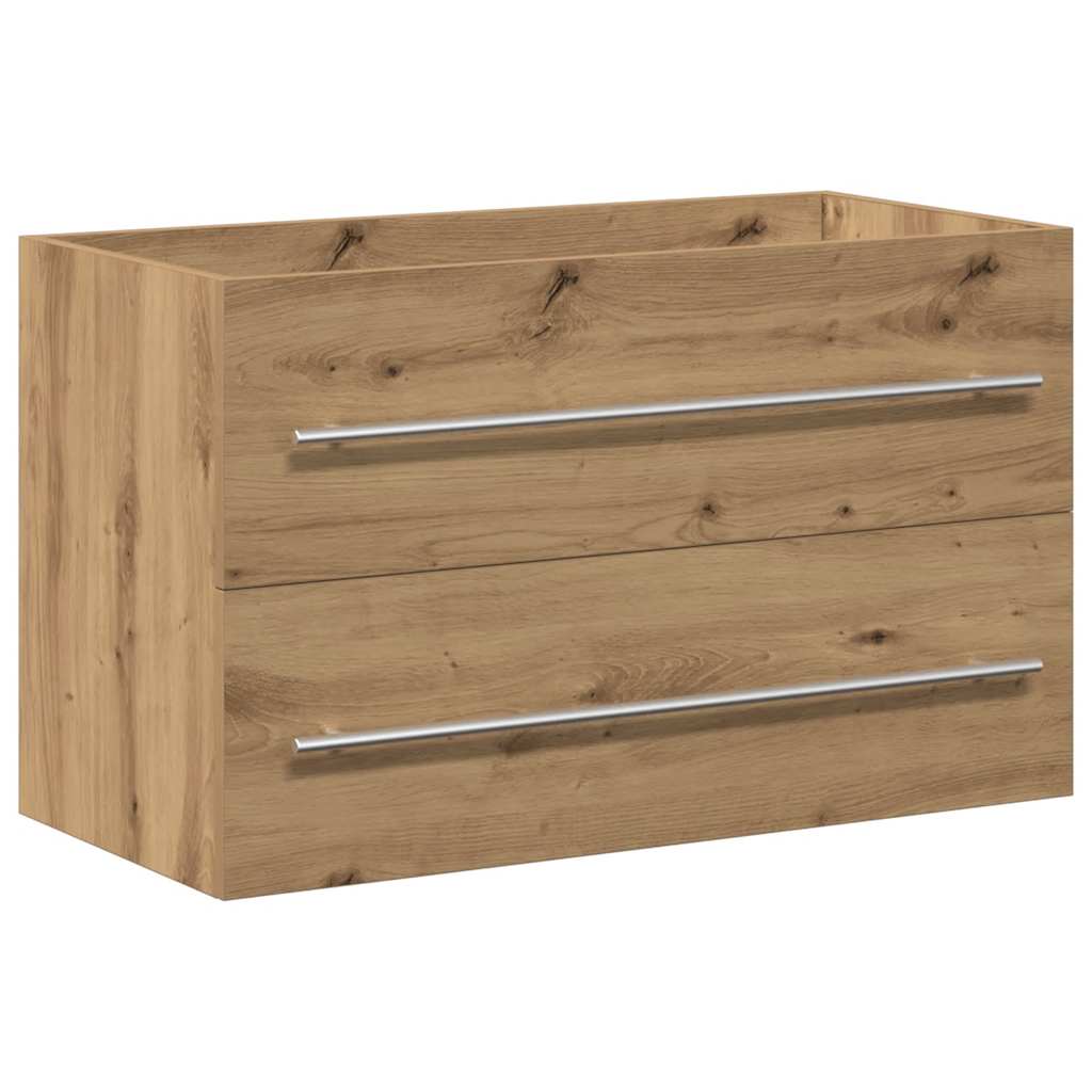 Thumbnail - vidaXL Waschbeckenunterschrank Artisan-Eiche 80x38,5x48 cm