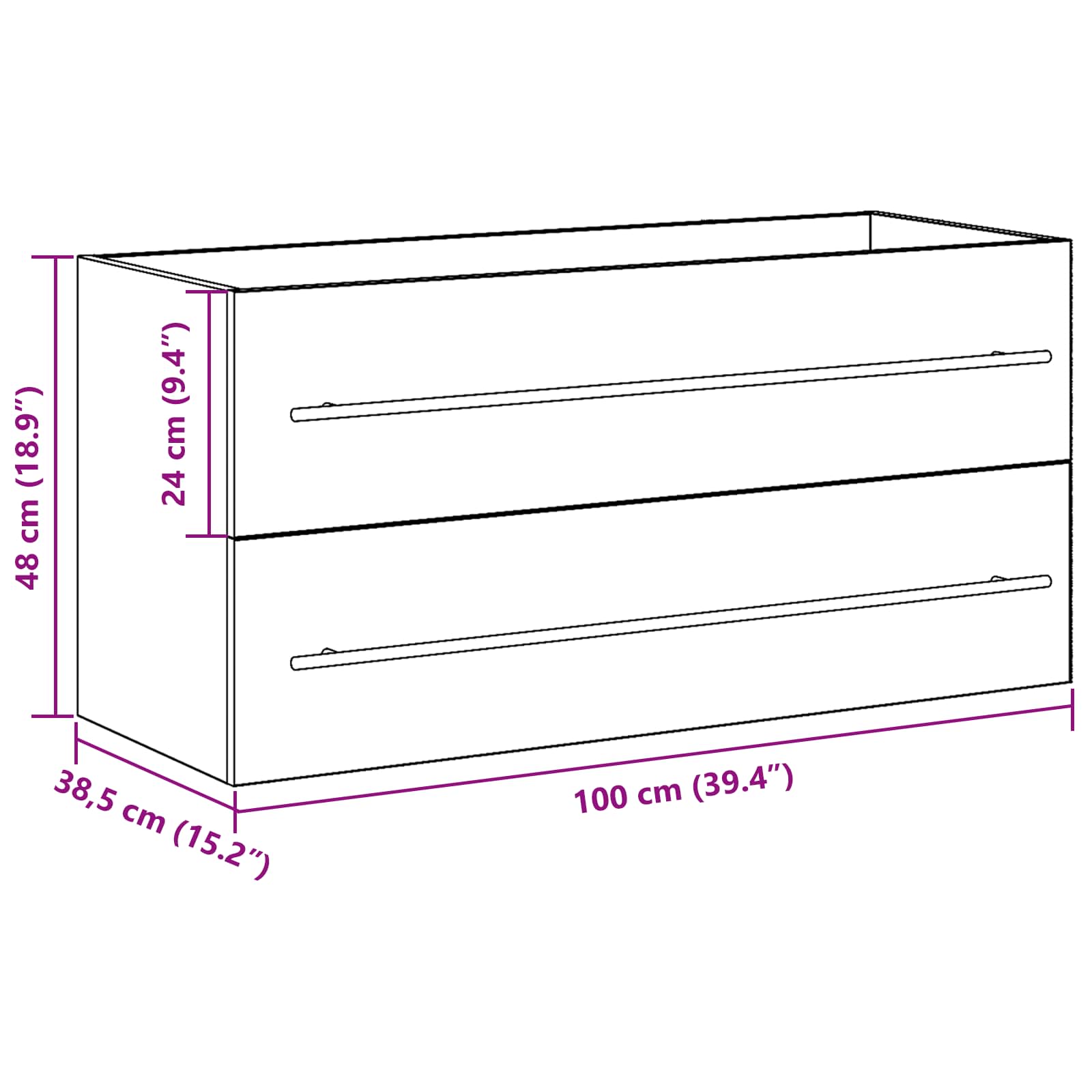 Bathroom Sink Cabinet size guide
