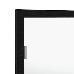 LED koupelnové zrcadlo Černý dub 100 x 8,5 x 37 cm Sklo - obrázek 9