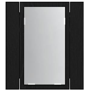 LED koupelnová zrcadlová skříňka černý dub 40 x 12 x 45 cm - obrázek 6