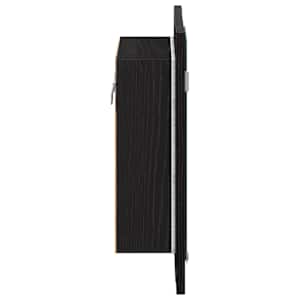 LED koupelnová zrcadlová skříňka černý dub 40 x 12 x 45 cm - obrázek 8