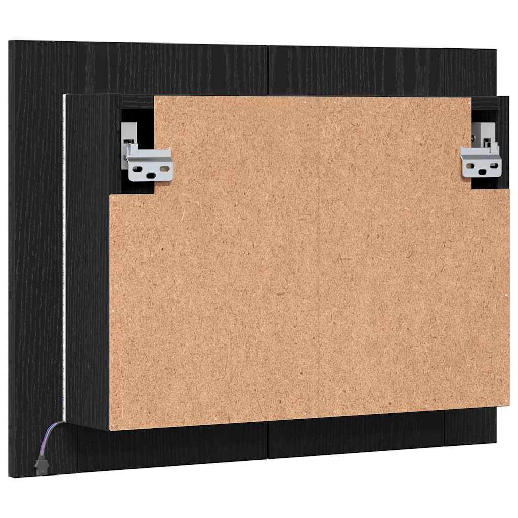 LED Bathroom Mirror Cabinet Washroom Mirror Storage Cupboard Organiser vidaXL - Picture 22 of 168