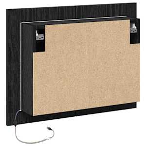 Koupelnová zrcadlová skříň s policí Černý dub 60 x 12 x 45 cm - obrázek 10