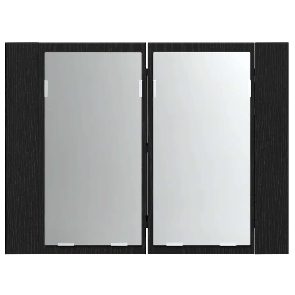 LED Bathroom Mirror Cabinet Washroom Mirror Storage Cupboard Organiser vidaXL - Picture 20 of 168
