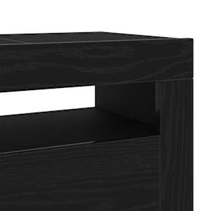 Televizní skříň Černý dub 120 x 35 x 40 cm kompozitní dřevo - obrázek 11