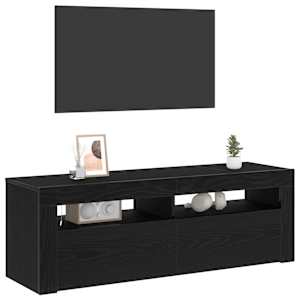 Televizní skříň Černý dub 120 x 35 x 40 cm kompozitní dřevo - obrázek 3