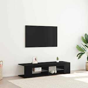 TV omarica Črna Orehovina 135 x 39 x 30 cm Konstruiran les