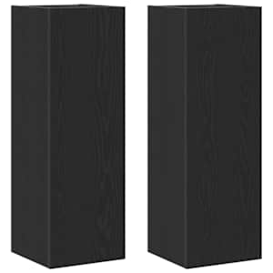 Nástěnná skříň na TV 2 pcs Černý dub 30,5 x 28,5 x 90 cm - obrázek 2