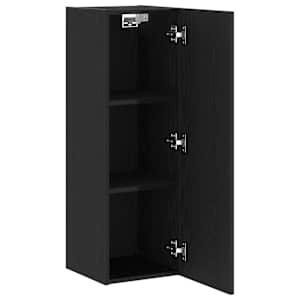 Nástěnná skříň na TV 2 pcs Černý dub 30,5 x 28,5 x 90 cm - obrázek 5