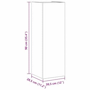 Nástěnná skříň na TV 2 pcs Černý dub 30,5 x 28,5 x 90 cm - obrázek 14