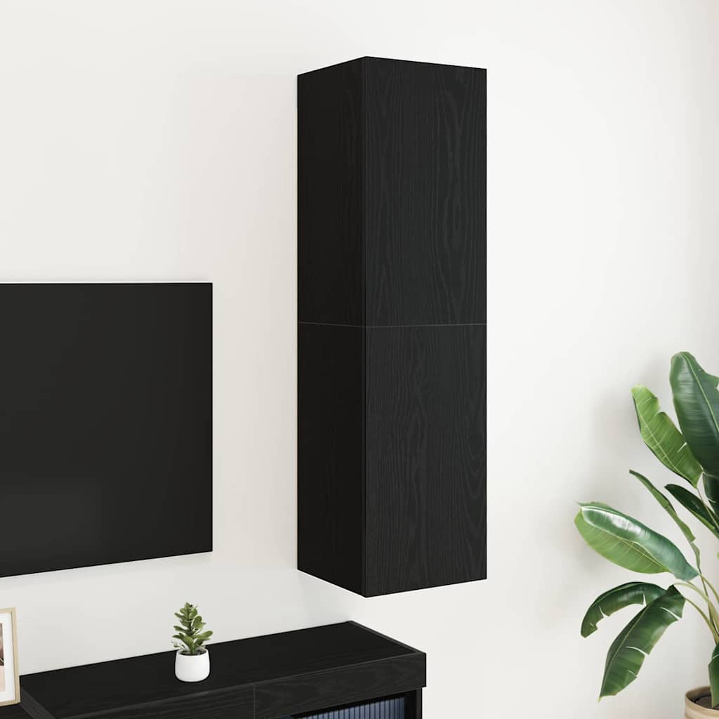 TV Kapp Must Tamme 30,5x30x110 cm Tehispuust