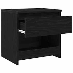 Noční skříňka 2 pcs Černý dub 40 x 30 x 39 cm kompozitní dřevo - obrázek 5